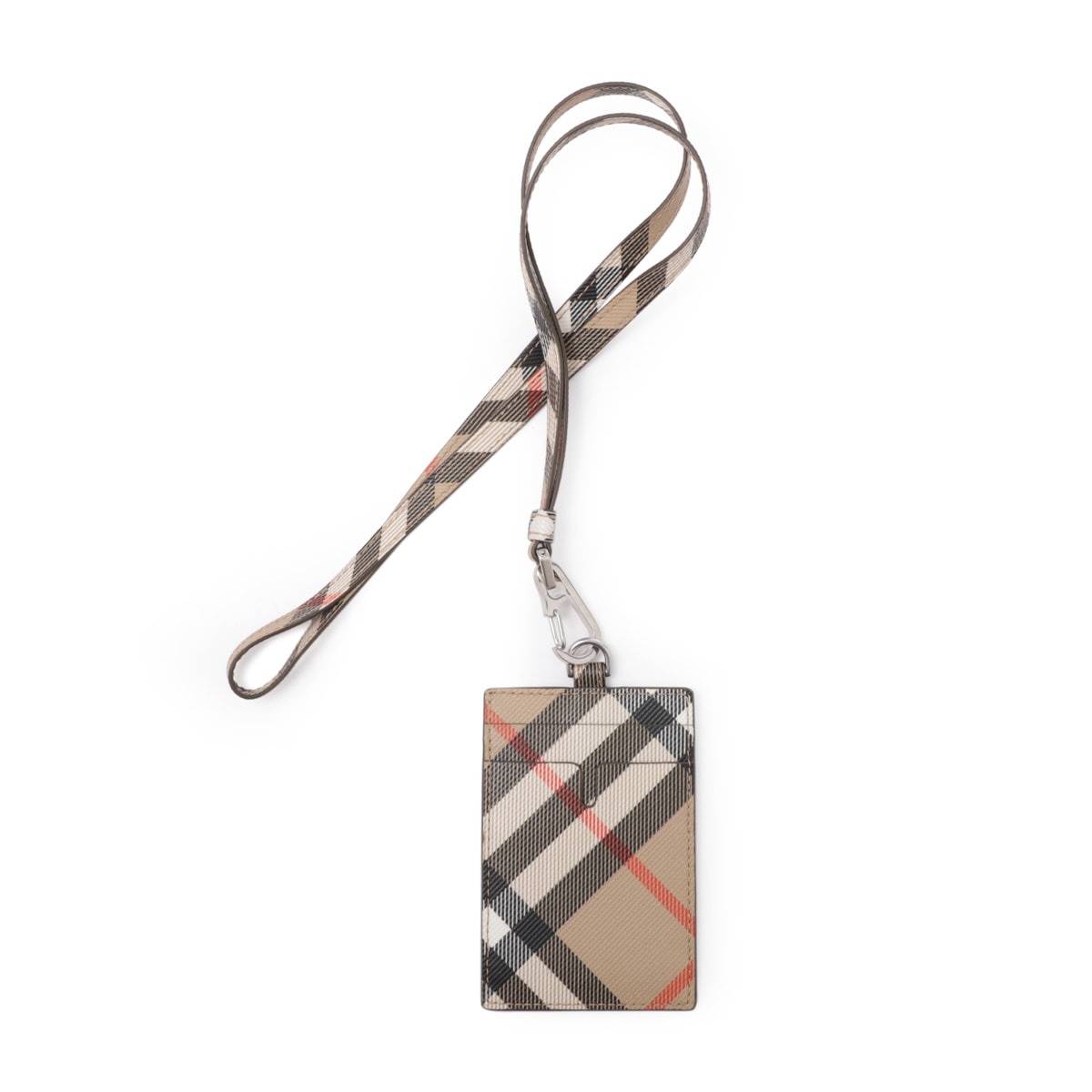 BURBERRY バーバリー ストラップ付き カードケース/MS ID LANYARD BIN