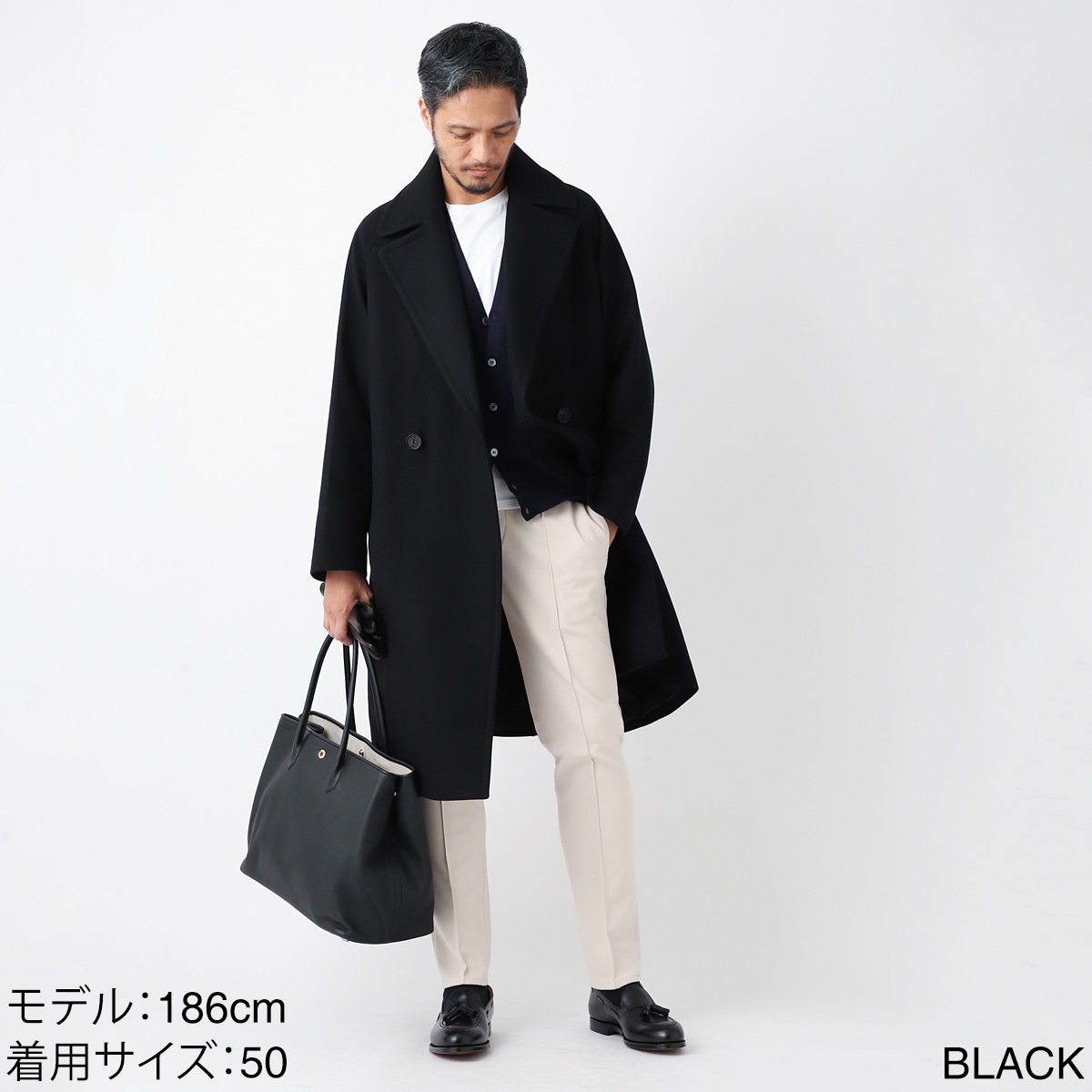 HEVO イーヴォ ダブルブレストコート/ベルテッドコート/BRINDISI