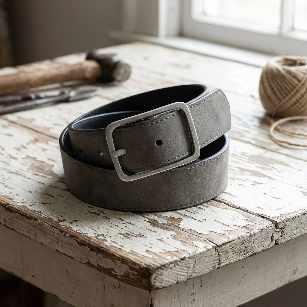 革ベルト メンズ リバーシブル MAXWELL GRAY グレー｜ 【公式】モラル