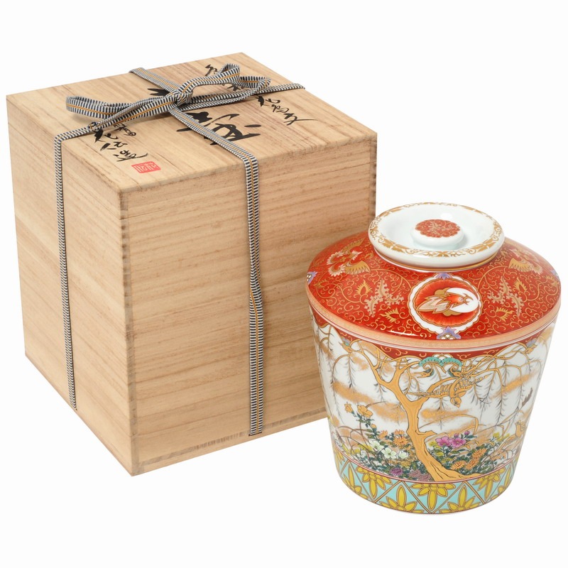 骨壷 全商品一覧,有田焼のお骨壷明治伊万里 有田焼インテリア寿壷