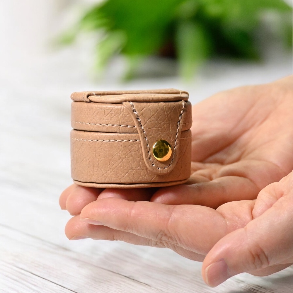 小さな携帯型骨壷,フルールシリーズおしゃれでかわいい携帯ケース付