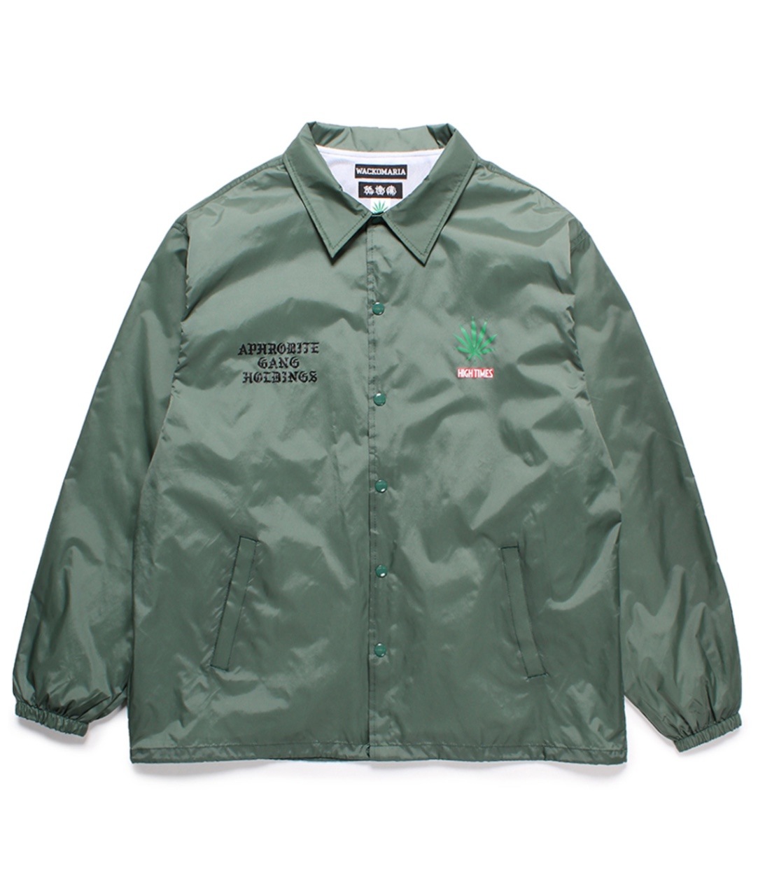 舐達麻 / HIGH TIMES / COACH JACKET【GREEN】｜WACKO MARIA｜MELTING