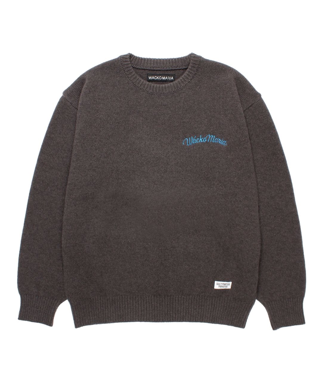 CLASSIC KNIT SWEATER (TYPE-1)【GRAY】｜WACKO MARIA｜MELTING POT