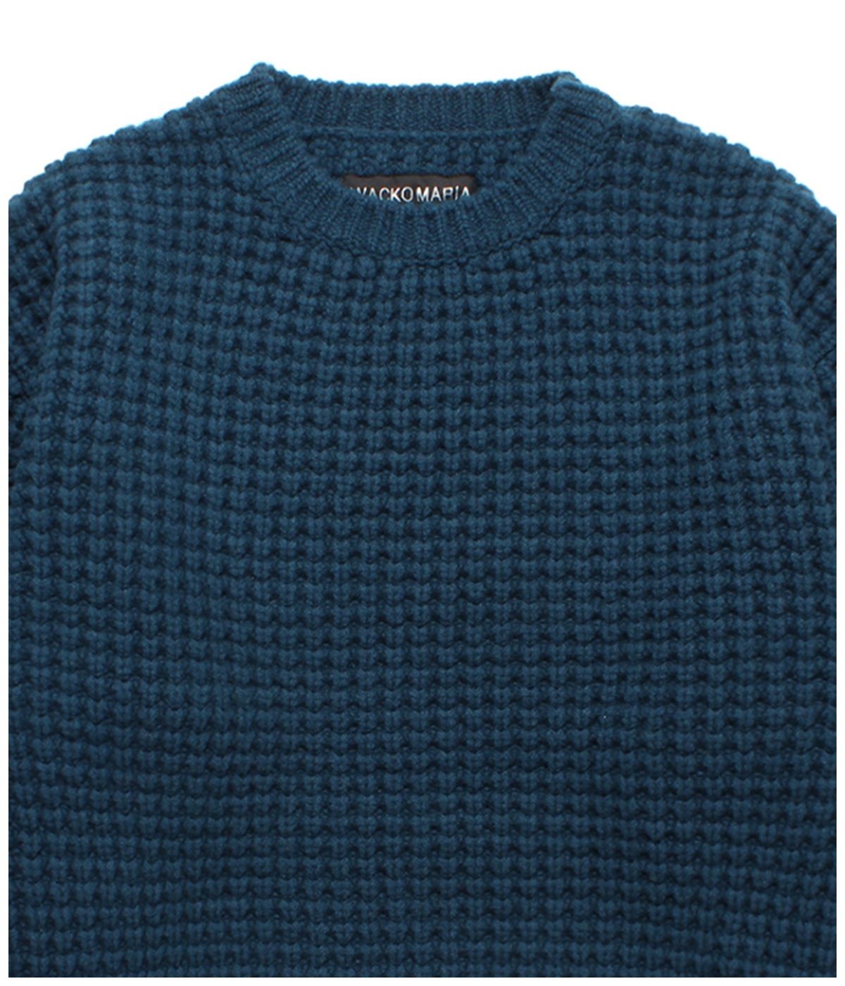 WAFFLE KNIT SWEATER【GREEN】｜WACKO MARIA｜MELTING POT（正規取扱店