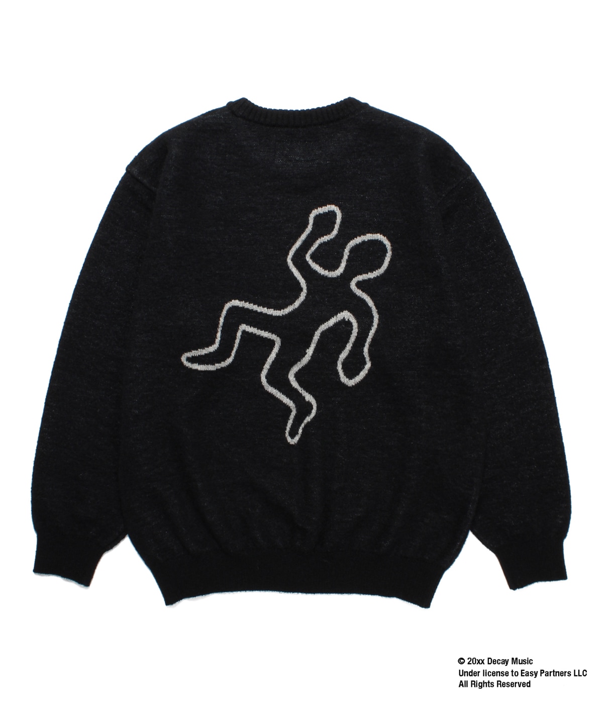 DEAD KENNEDYS / MOHAIR CREW NECK SWEATER【BLACK】｜WACKO MARIA