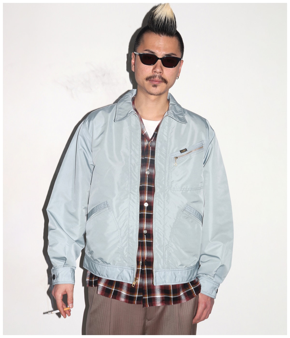 LEE / NYLON 91-B JACKET【L-BLUE】｜WACKO MARIA｜MELTING POT（正規