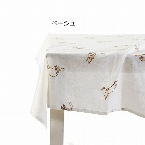 手刺繍 リビングクロス 特大テーブルクロス ヴィンテージ 汕頭刺繍 手