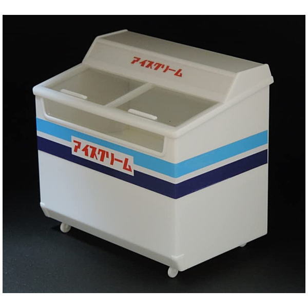 1/12スケール アイスクリーム用冷凍ショーケース プラモデル (ピンク