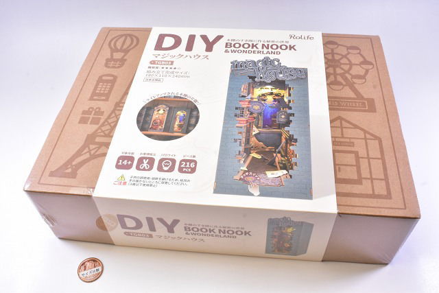 ROBOTIME Rolife DIYブックヌックシリーズ ミニチュアハウスキット