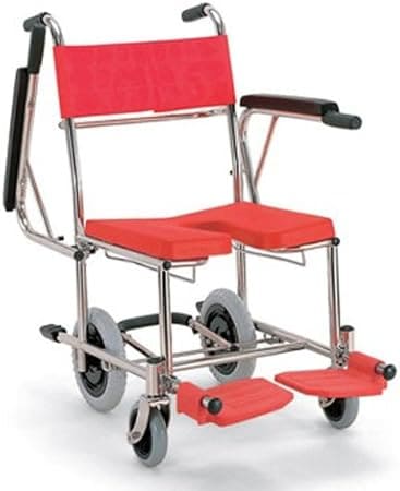 入浴・シャワー用車いす KS4 レッド カワムラサイクル | お風呂のケア