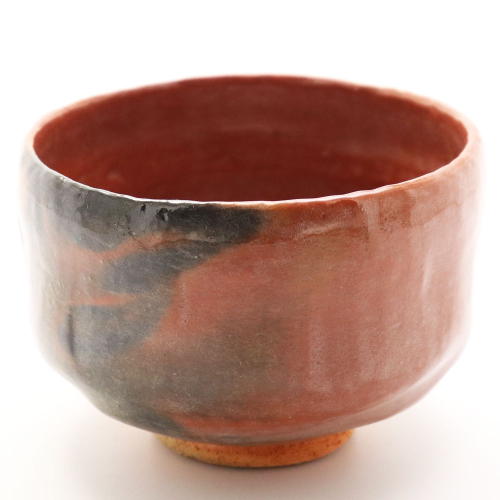 抹茶碗 赤楽茶碗 佐々木松楽 作 通年物の通販は【みのる園】