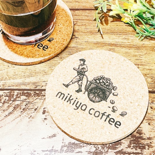 三喜屋珈琲オリジナルコルクコースター 1枚 90x5mm | その他（ギフト箱