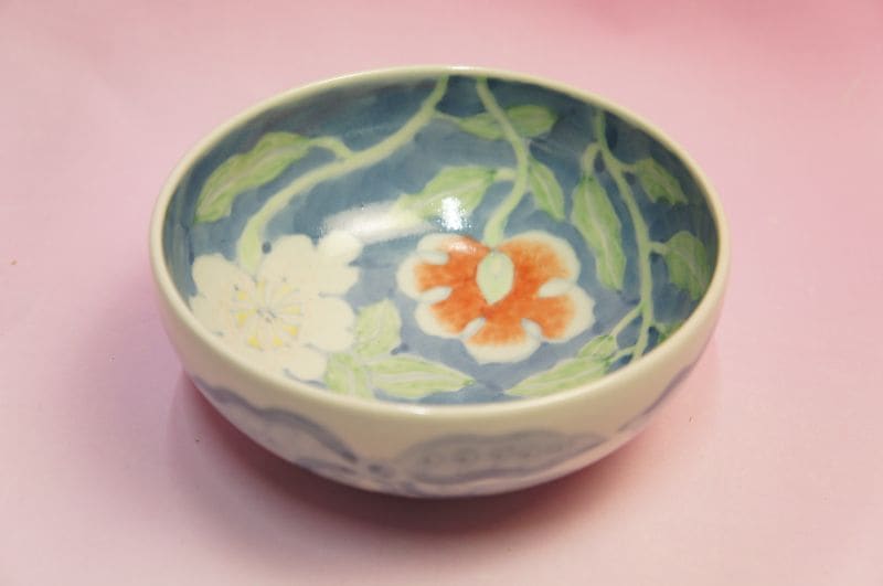 五代 佐藤走波 染錦絵変わり 組鉢揃 | いっぴん | | 食器のみつはた