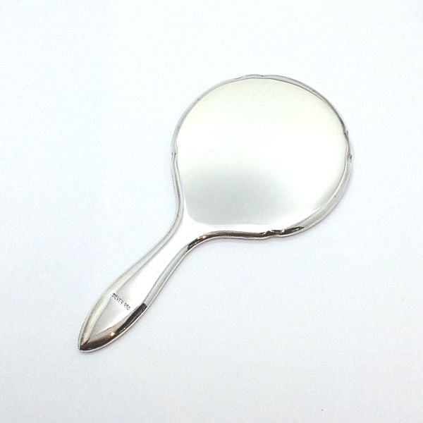 銀製 手鏡 無地 中 | 宮本商行オンラインショップ : 銀製品 宮内庁御用達