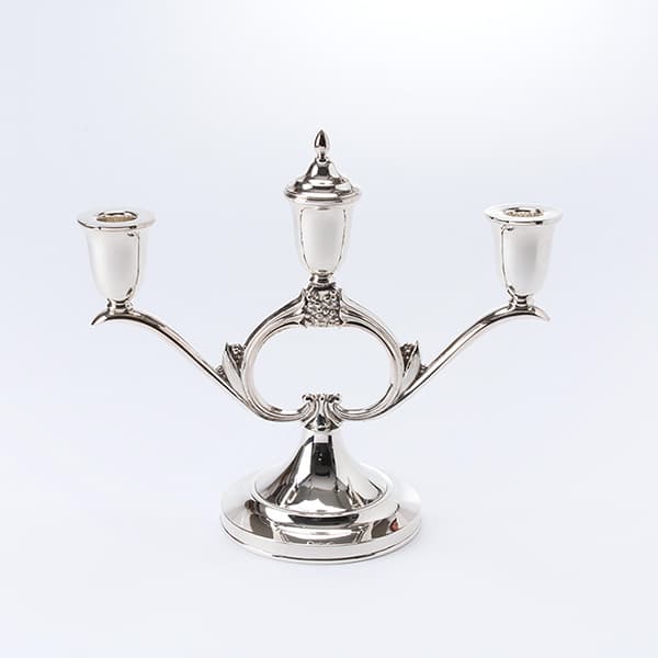銀製三灯燭台 | 宮本商行オンラインショップ : 銀製品 宮内庁御用達