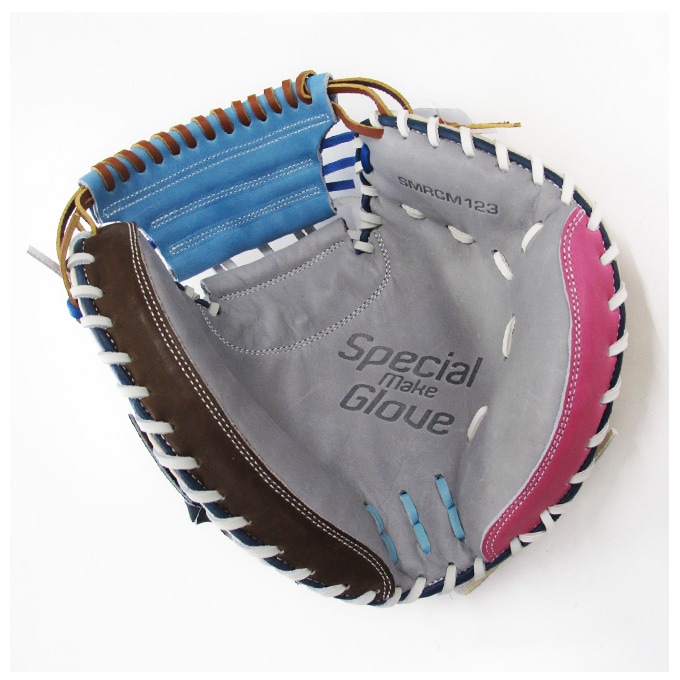 SSK（エスエスケイ）限定 軟式用キャッチャーミット カラフルシリーズ