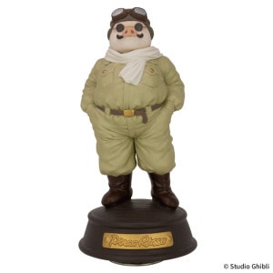 紅の豚 磁器オルゴール トレンチコート ポルコ・ロッソ|【ぬいぐるみの