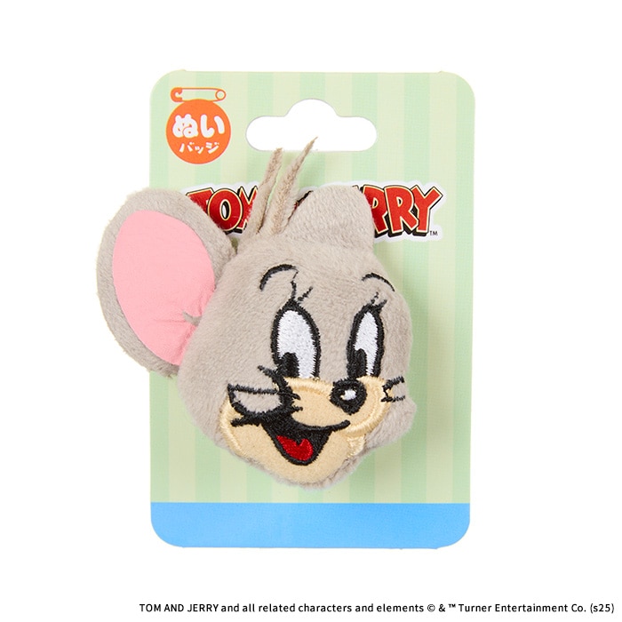 ネコポス可】 トムとジェリー タフィー ぬいバッジ|【ぬいぐるみの