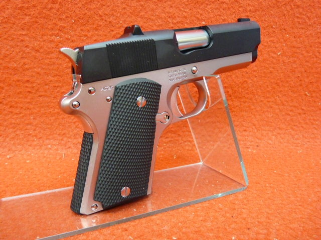 デトニクス.45コンバットマスター フレームシルバースライドブラック