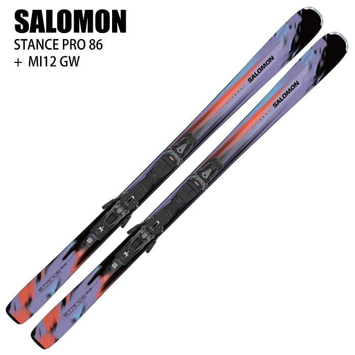 サロモン スキー板 2026 SALOMON STANCE PRO 86 + MI12 GW スタンス