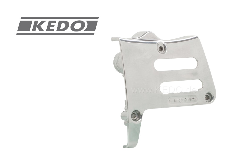 KEDOアルミ製フロントスプロケットカバー（ポリッシュ） SR400/500用