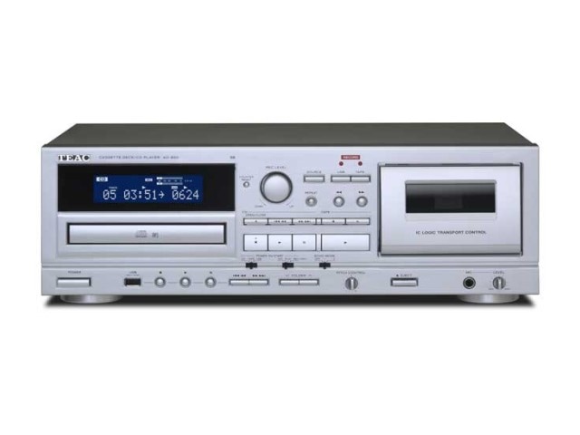 TEAC カセットデッキ/CDプレーヤー AD-850-SE(S) | オーディオ