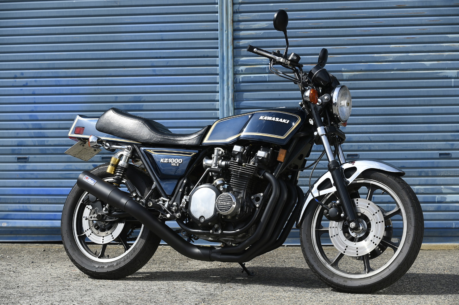 マルチandBGコラボエキゾースト Z1000/MK2 BK センタースタンド不可