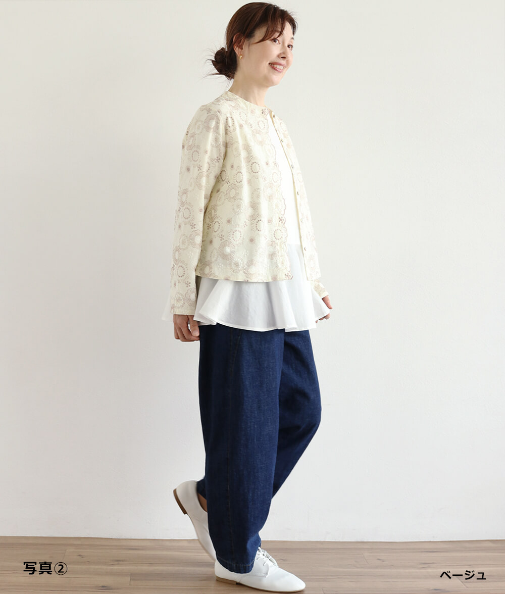 スカラップレースブラウスl 50代・60代からの婦人服 オルウェイズ公式