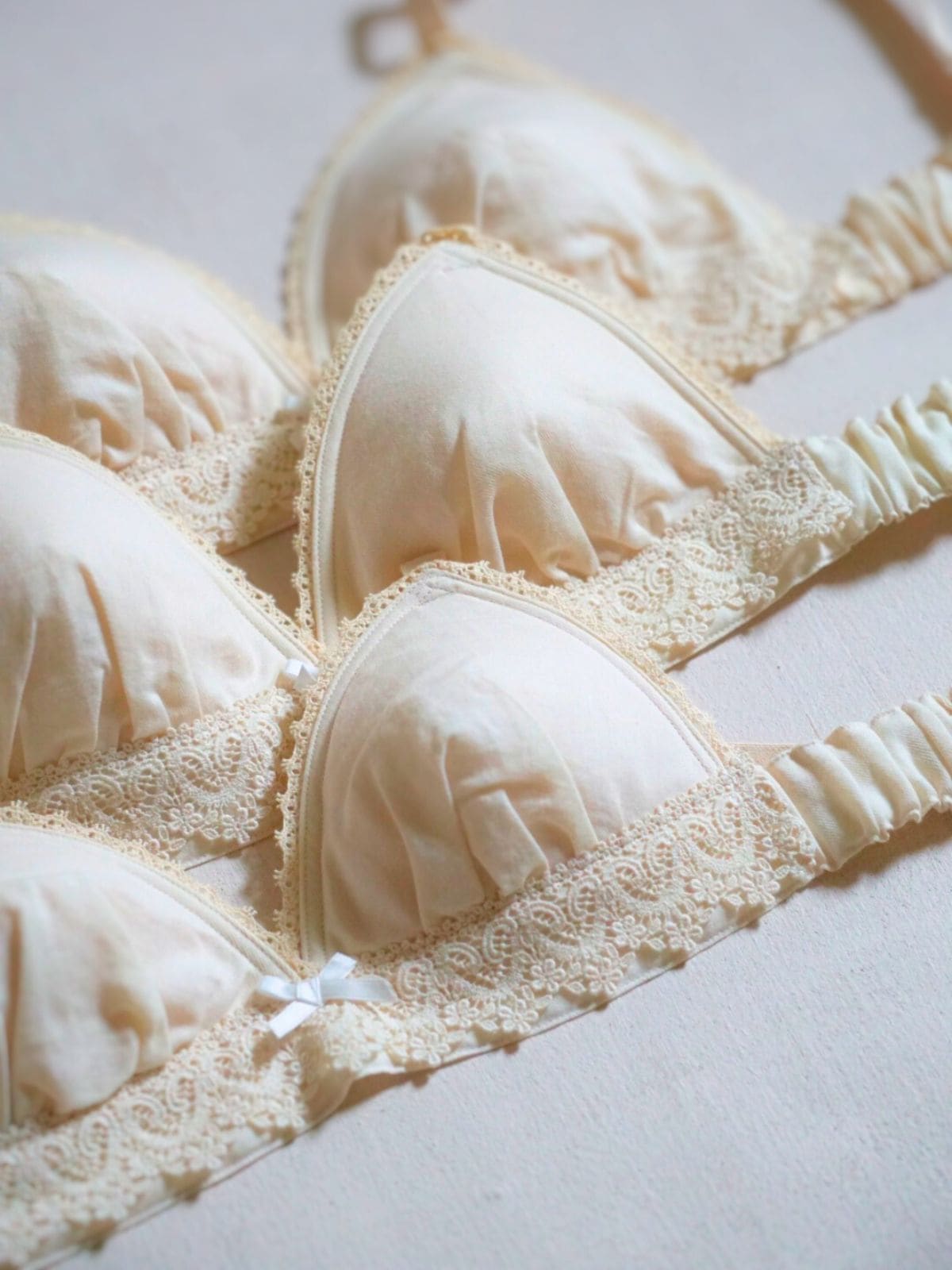 リバティポッピングフラワートライアングルブラ(M/ML/L