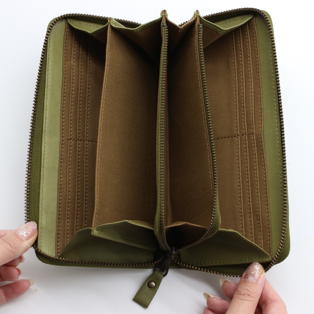 野村修平】麻卯 ラウンドファスナー長財布 本革 うさぎ[nom-80231]