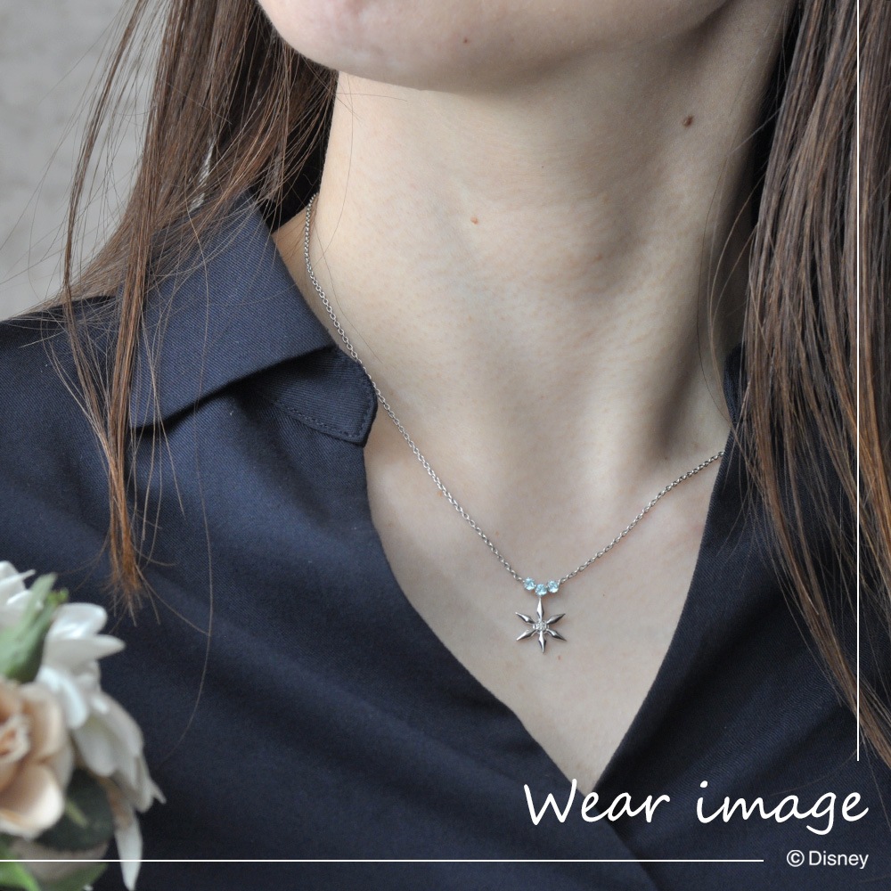 ディズニー] アナと雪の女王 ペンダント ネックレス シルバー