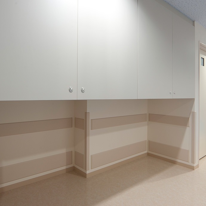 壁保護材 セフティーライン／NS-200V／笠木のみ【2本から購入可能