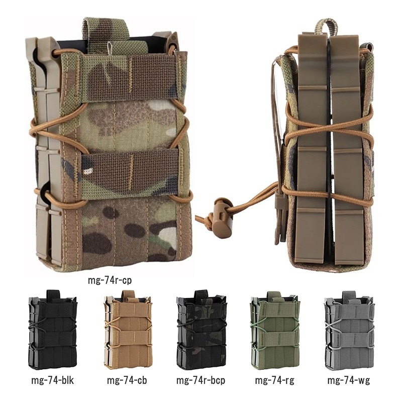 WoSporT HSGI X2R TACOスタイル ダブルマガジンポーチ BK | サバゲー