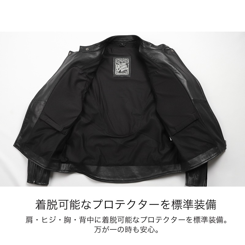 バイク メッシュレザージャケット[23SJ-4] ウェア,メンズ,ジャケット