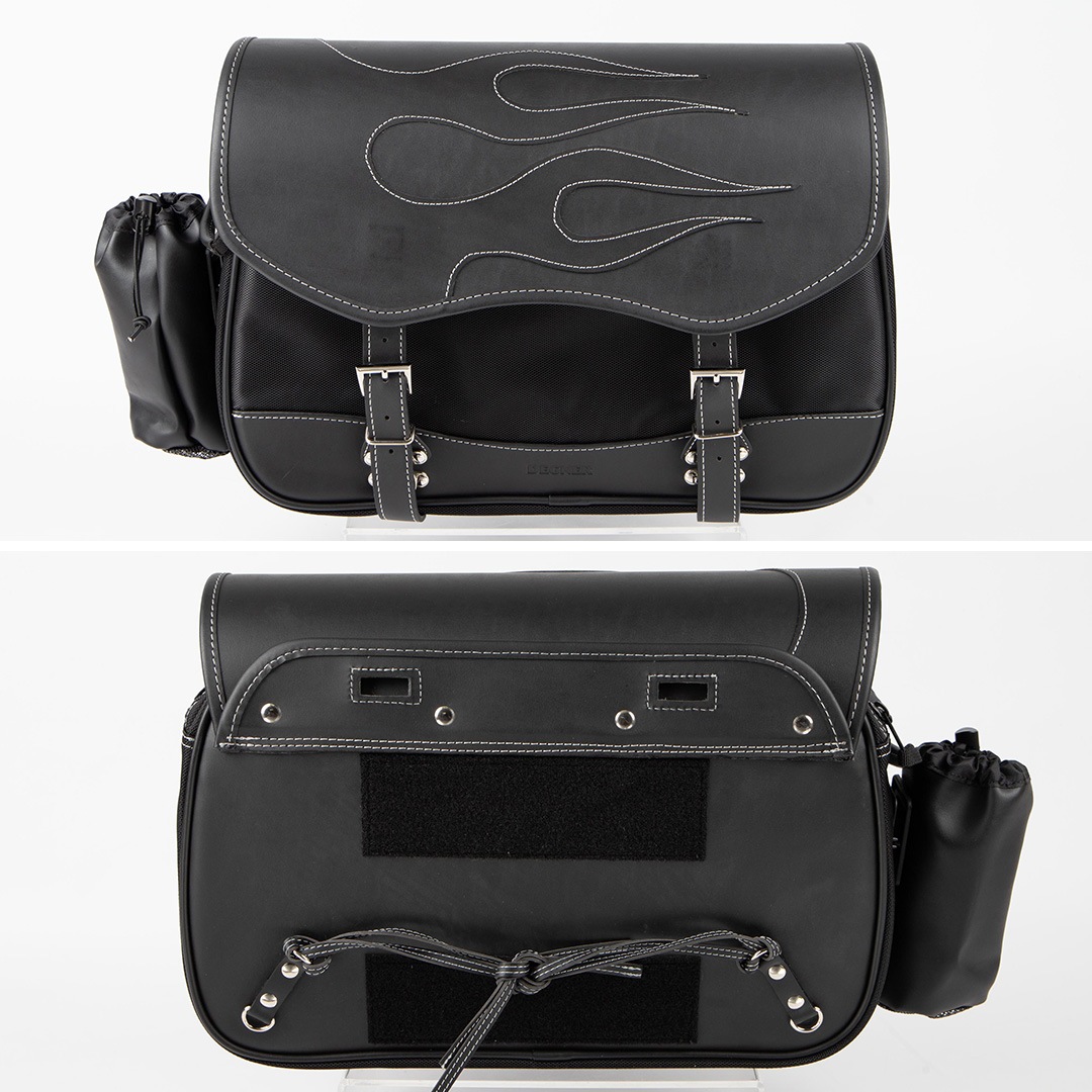 バイク ナイロンサドルバッグ[NB-96] バイク取付バッグ,アメリカン