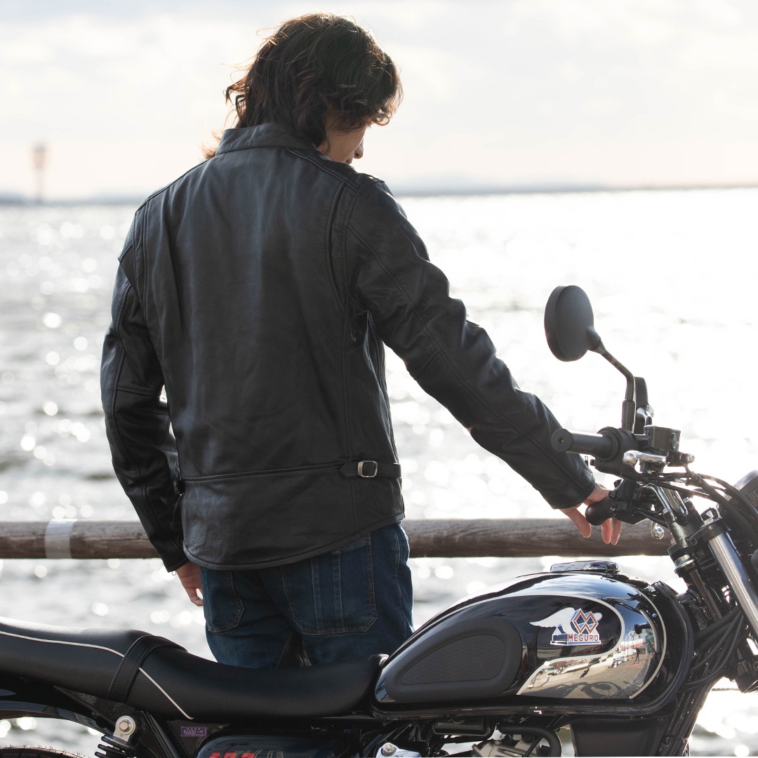 バイク 【XS/ブラウン新登場】レザージャケット[22SJ-3] ウェア,メンズ