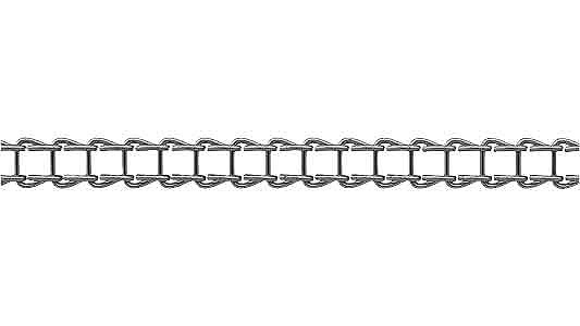ラダーチェーン ニッサチェイン製 《ｽﾃﾝﾚｽ(303､304､XM7等)/生地(または