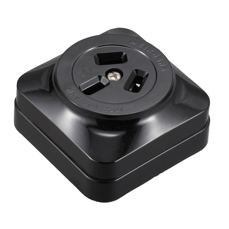3P20A 角型コンセント_HS-K203HK 04-7227｜通販ならオーム電機ダイレクト