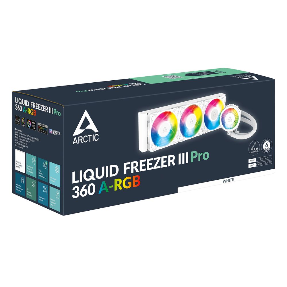 ARCTIC Liquid Freezer III Pro 360 A-RGB White | PCパーツ,CPU