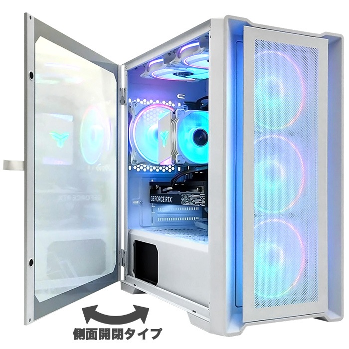 格安】SSSランクi7&RTX2060搭載ゲーミングPCフルセットホワイト SS