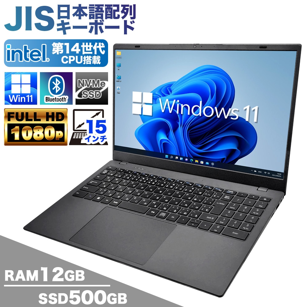 ノートパソコン PASOUL NC15J [マットグレイ] 15.6インチワイド