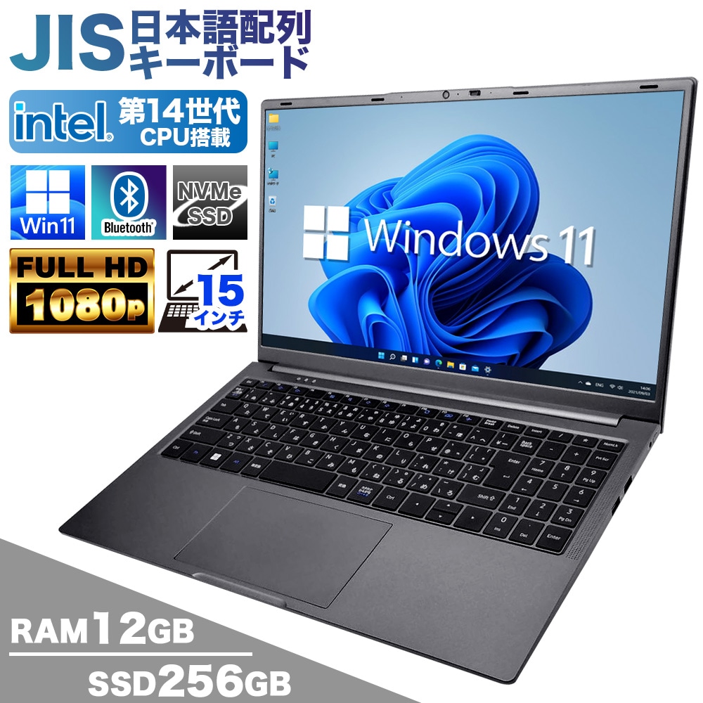 ノートパソコン PASOUL CM15J 15.6インチワイド Windows11 第14世代