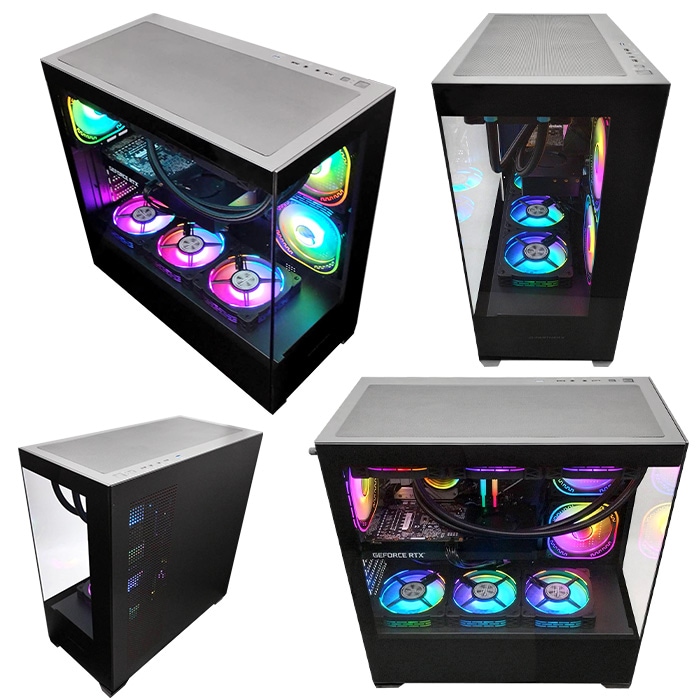 ゲーミングPC デスクトップパソコン GP-V3 ブラック ピラーレス AMD