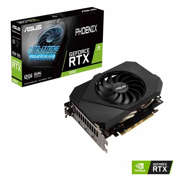 ASUS Phoenix GeForce RTX 3060 V2 グラフィックカード｜PH-RTX3060