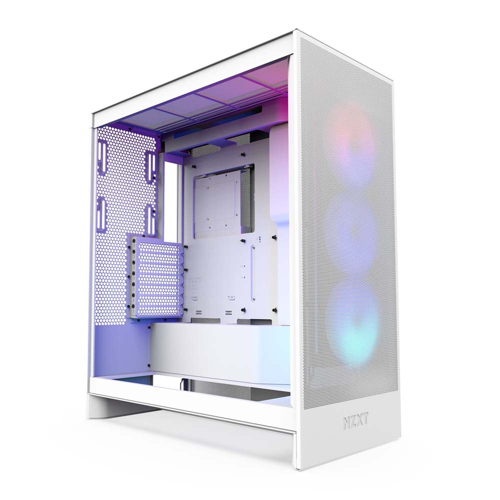 NZXT H7 Flow RGB v2 White ミドルタワー型PCケース マットホワイト