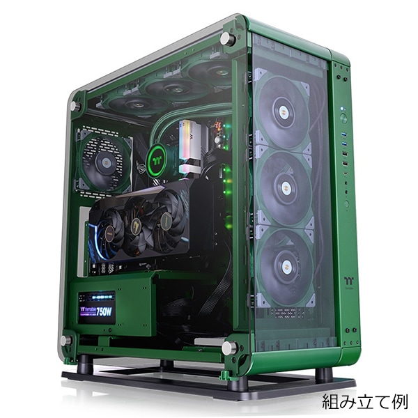 Thermaltake Core P6 TG -Racing Green- オープンフレーム型に