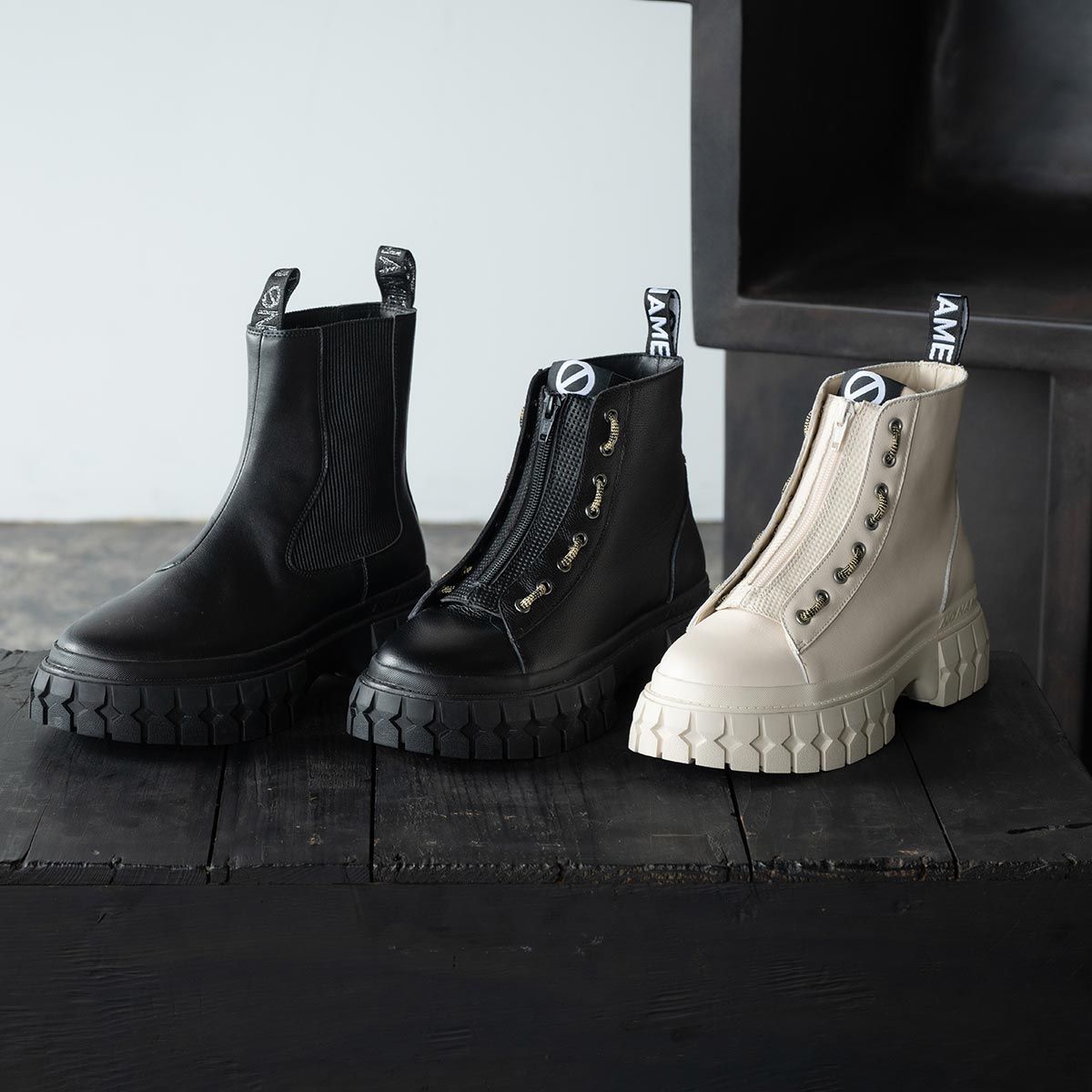 ファイナルセール50%OFF]NO NAME ノーネーム GRAVITEE-42354W-BLACK