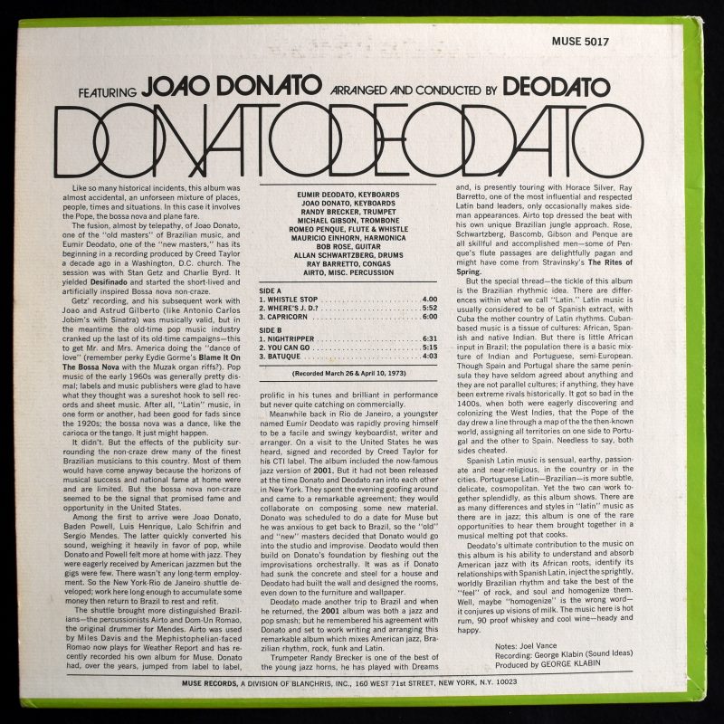 Joao Donato Arranged And Conducted By Deodato - Joao Donato [LP