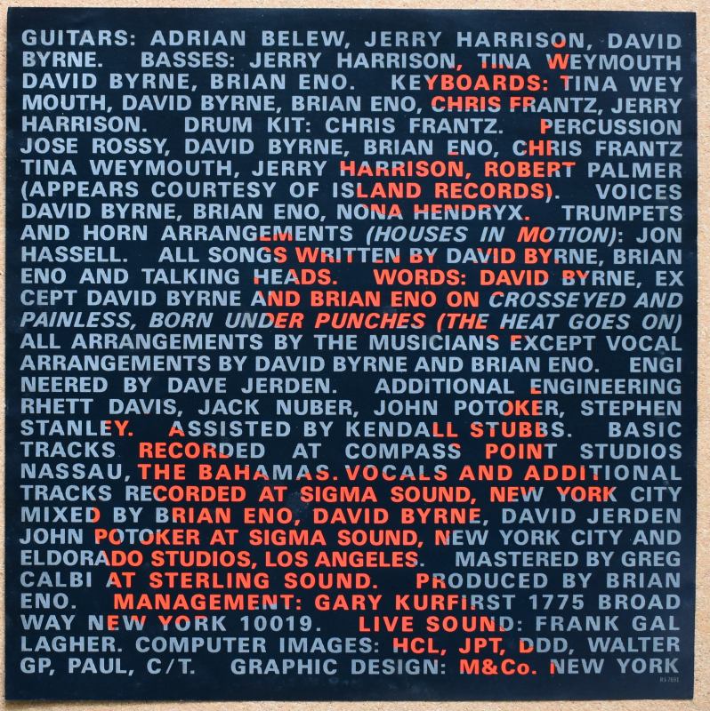 Talking Heads - Remain In Light [LP] JPN オリジナル 1st｜ROCK