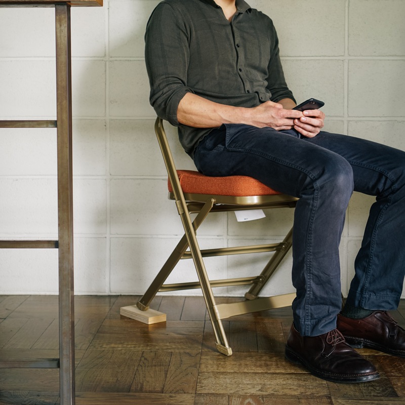 CLARIN FOLDING CHAIR WITH ARM | Metal Products,Chair, Stool